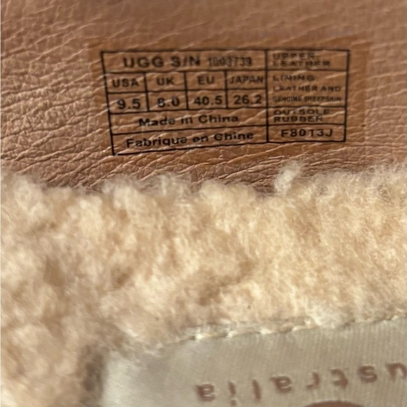 UGG Women's Meena Leather Driving Shoes, Size 9.5, Excellent Preowned Condition - Picture 9 of 11